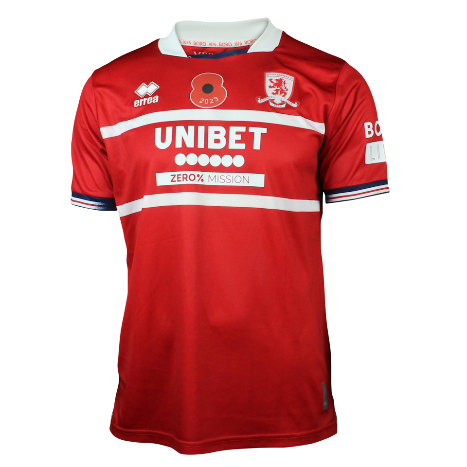 Rav van den Berg Middlesbrough shirt