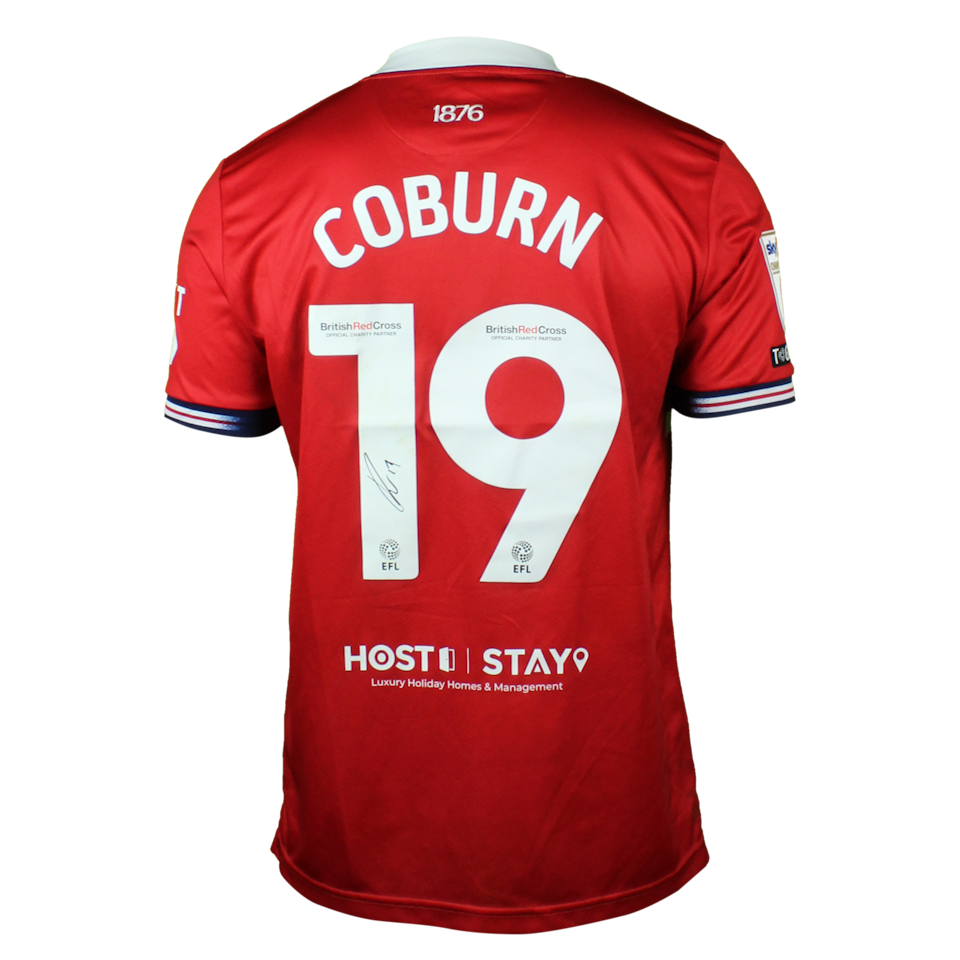 Josh Coburn Middlesbrough shirt