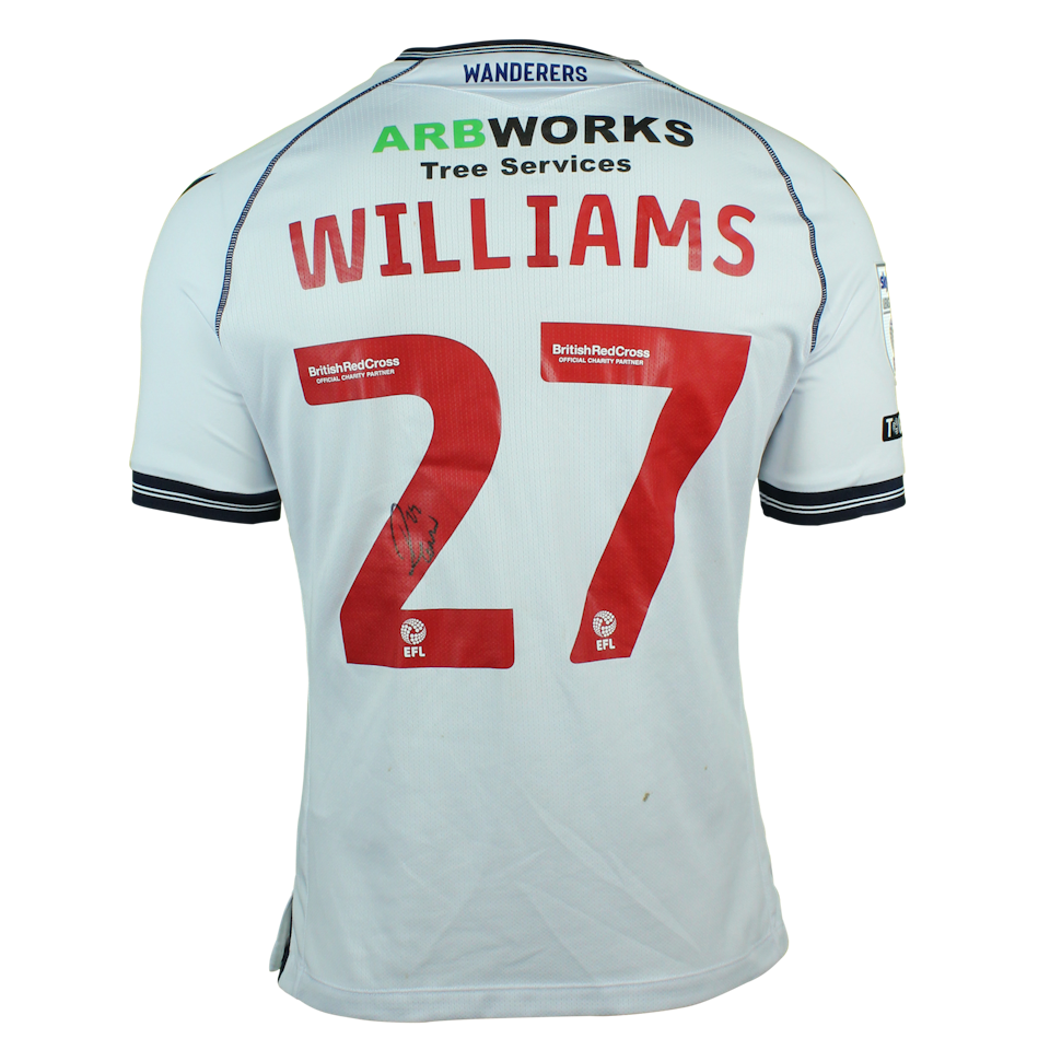 Randell Williams Bolton Wanderers jersey