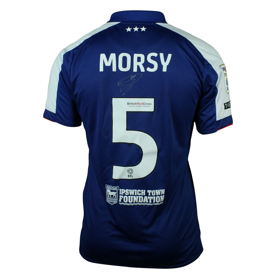 Sam Morsy Ipswich Town のシャツ