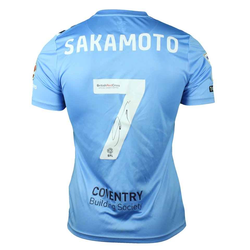 Tatsuhiro Sakamoto 坂元達裕 Coventry City shirt