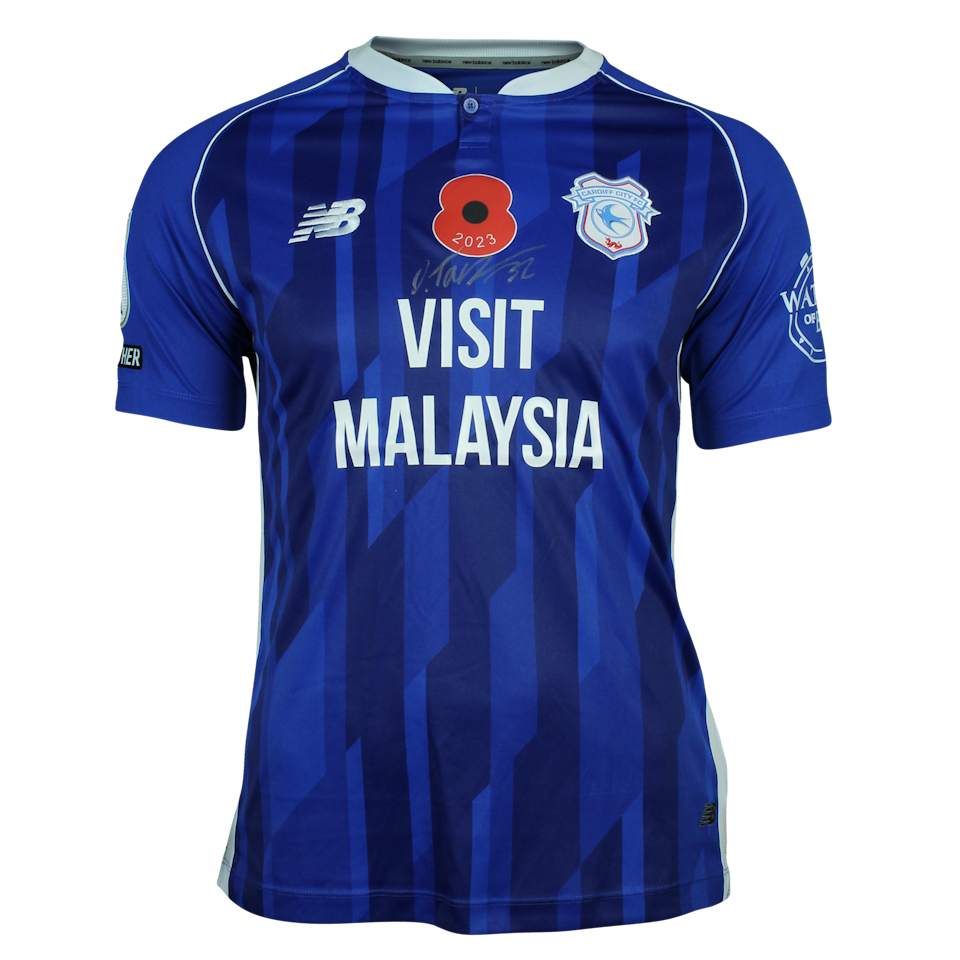 Ollie Tanner Cardiff City FC shirt