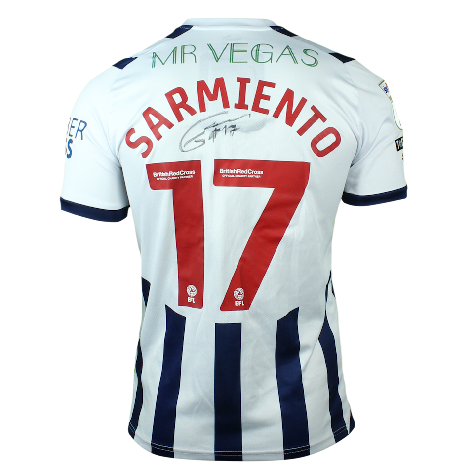 West Bromwich Albion 팀의 Jeremy Sarmiento 셔츠