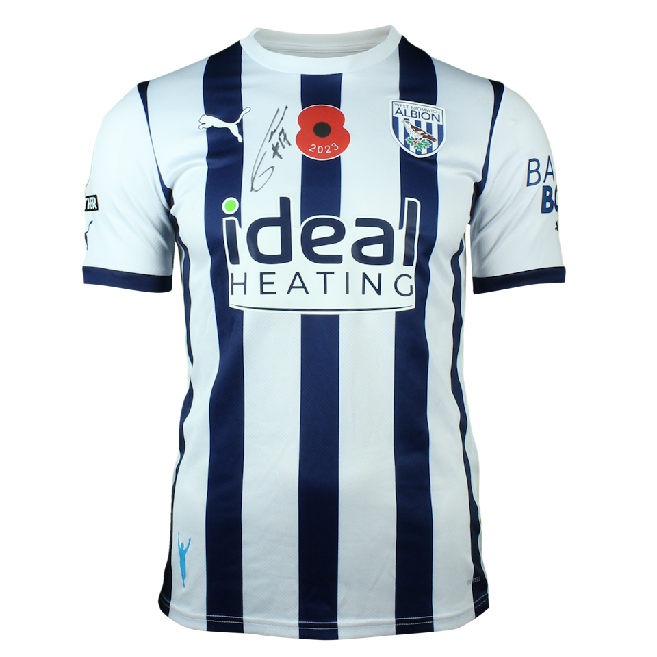 West Bromwich Albion 팀의 Jeremy Sarmiento 셔츠