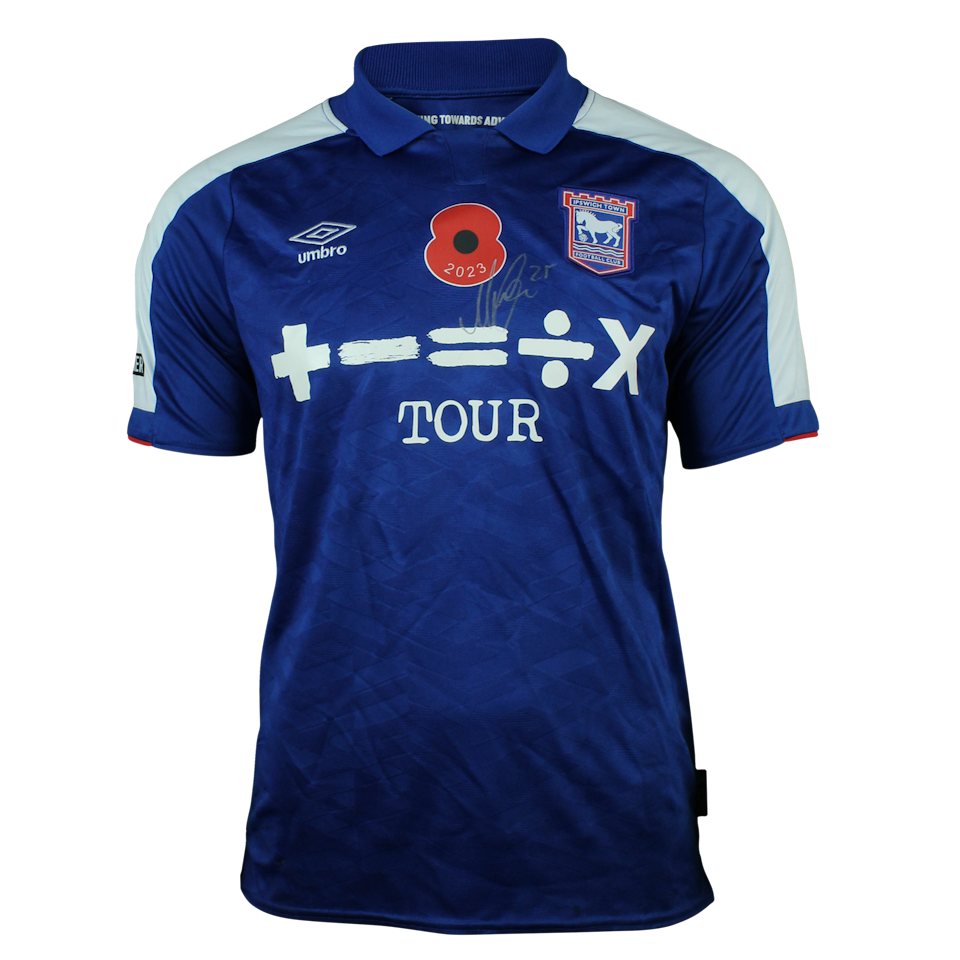 Massimo Luongo Ipswich Town shirt