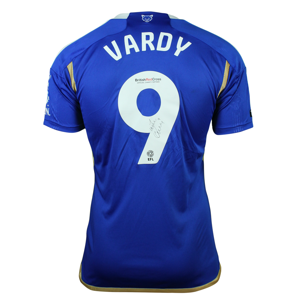 Jamie Vardy Leicester City shirt
