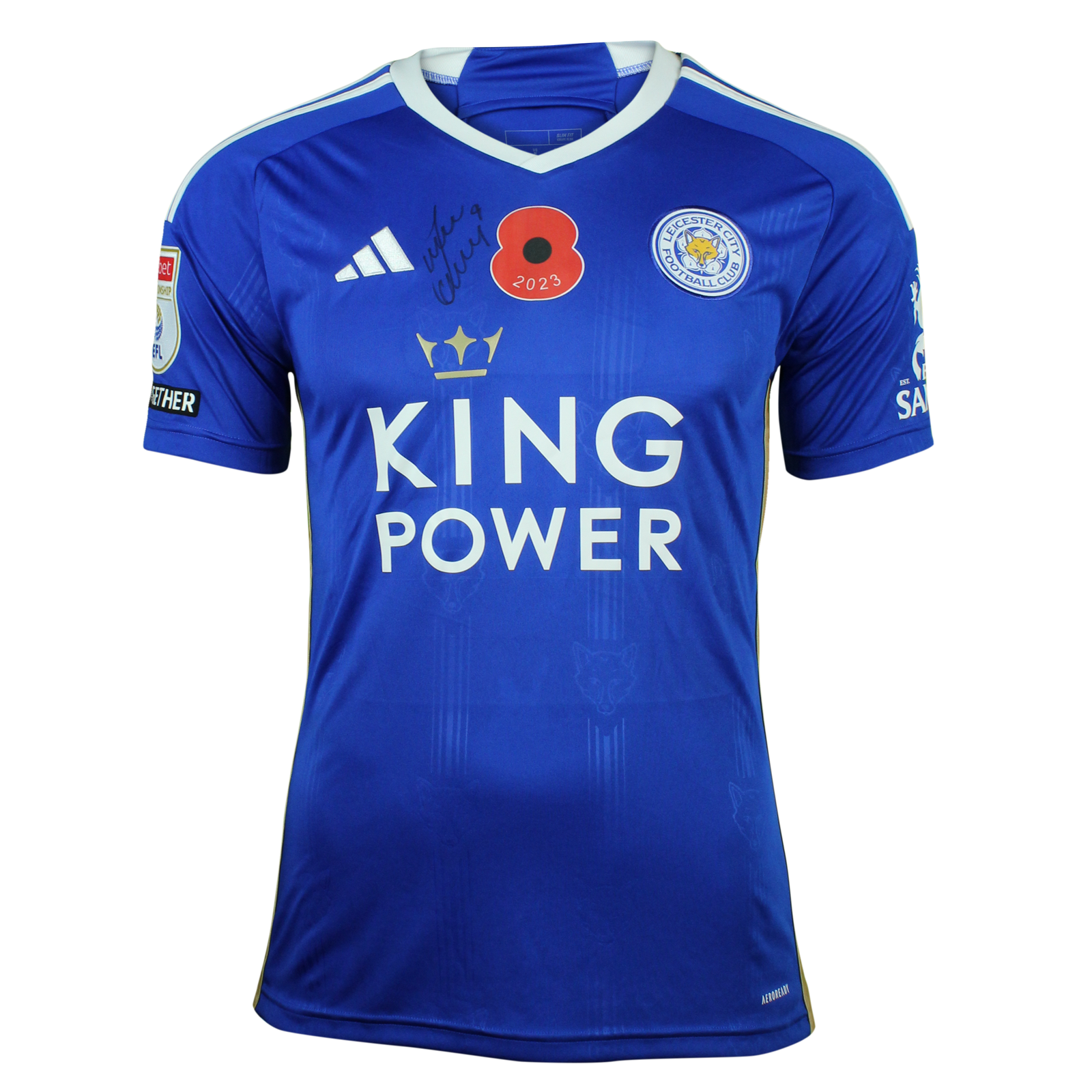 Jamie Vardy | Middlesbrough - Leicester City | MatchWornShirt