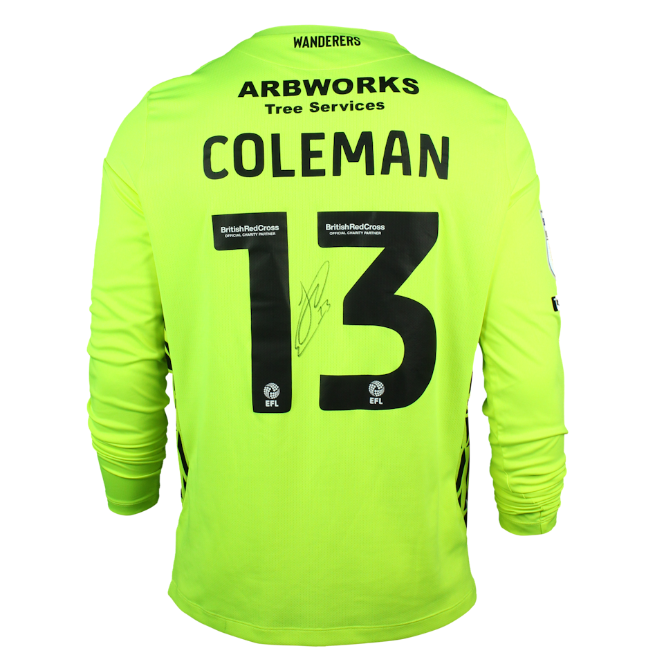 Joel Coleman Bolton Wanderers jersey