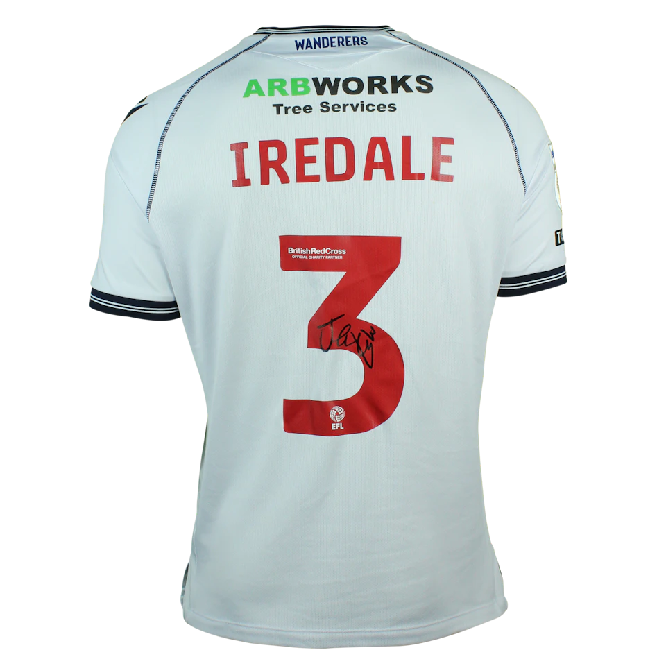 Jack Iredale Bolton Wanderers camisa.