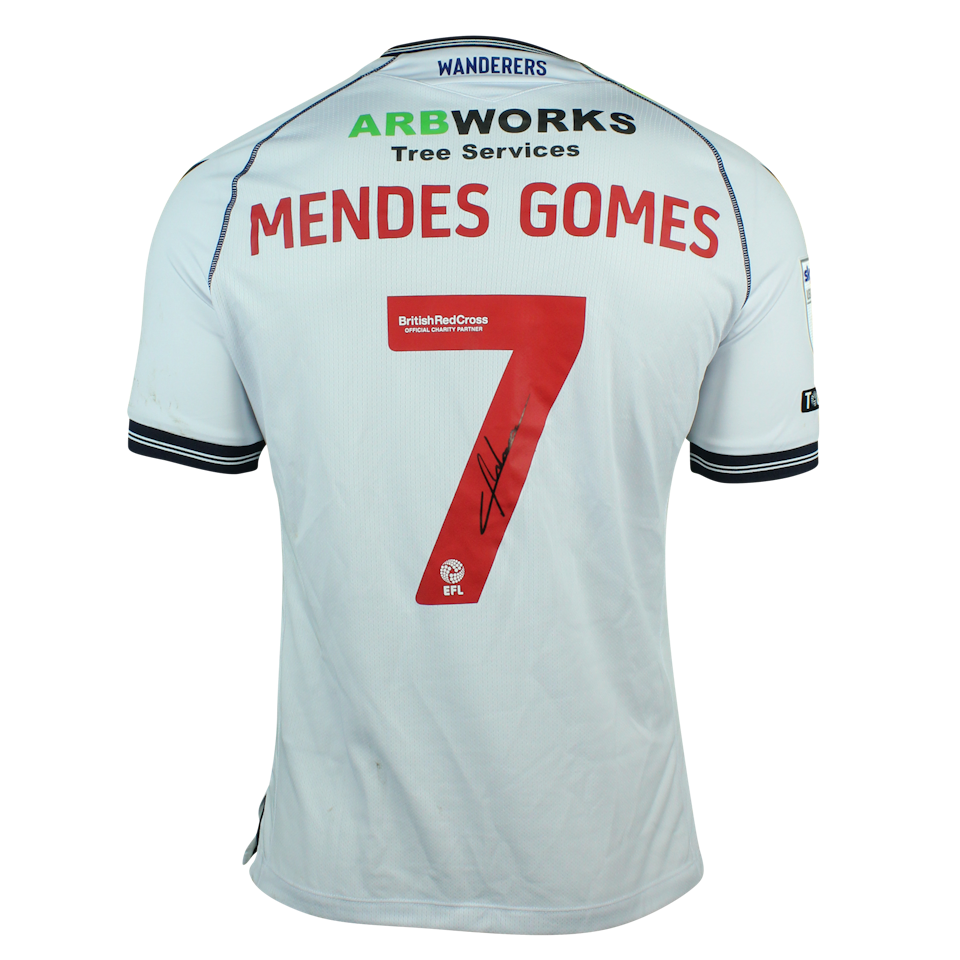 Camisa de Carlos Mendes Gomes Bolton Wanderers