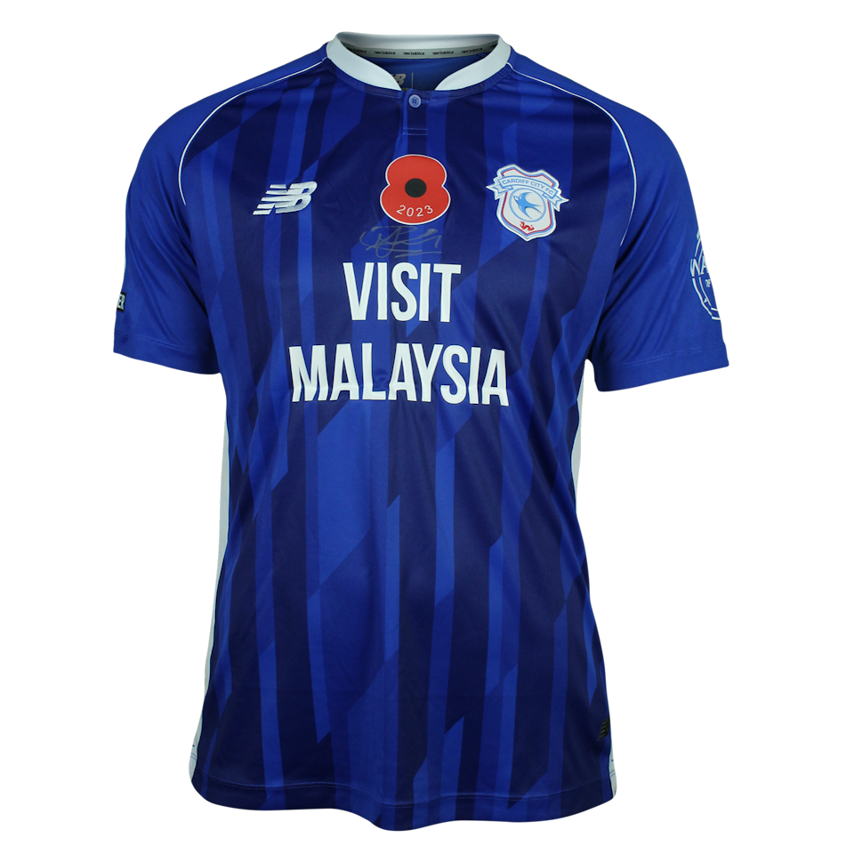 Romaine Sawyers Cardiff City FC shirt