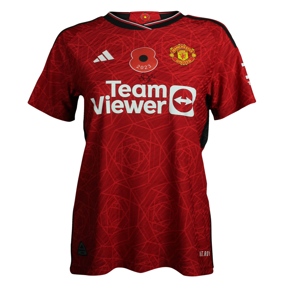 Hannah Jayne Blundell Manchester United WFC shirt