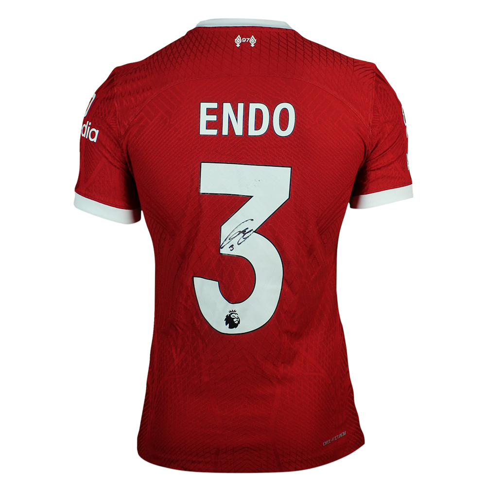 Wataru Endo 遠藤航 | Liverpool - Brentford | MatchWornShirt