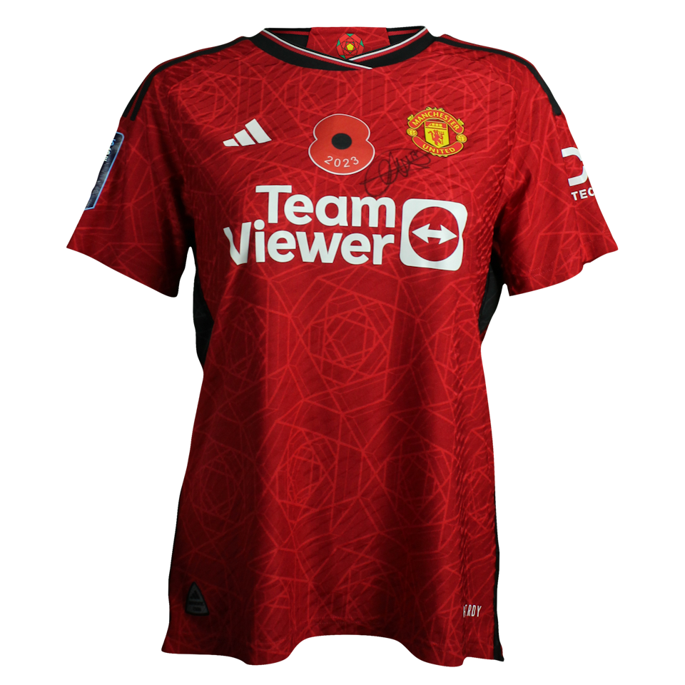 Lucía García Córdoba Manchester United WFC shirt