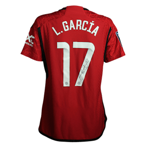 Lucía García Córdoba Manchester United WFC shirt