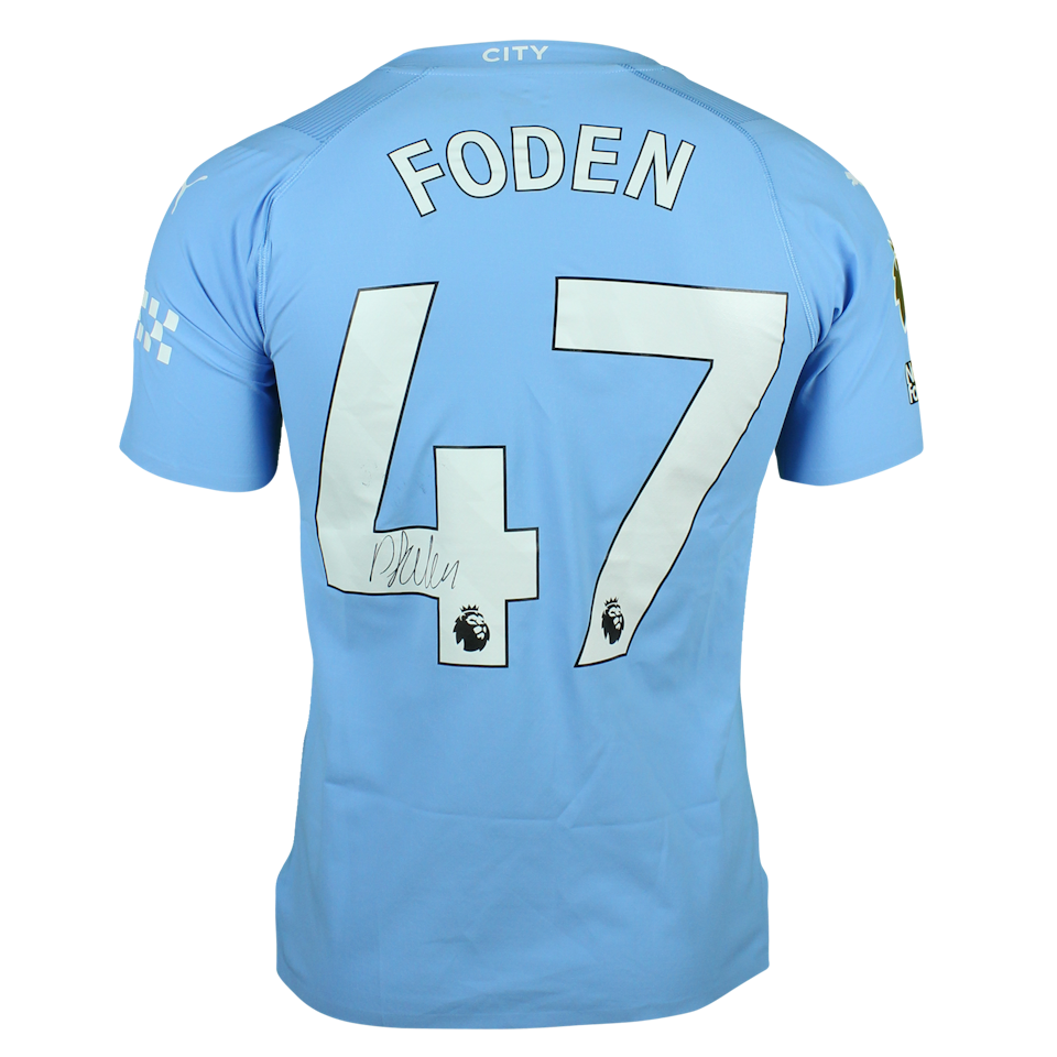 Philip Foden Manchester City jersey