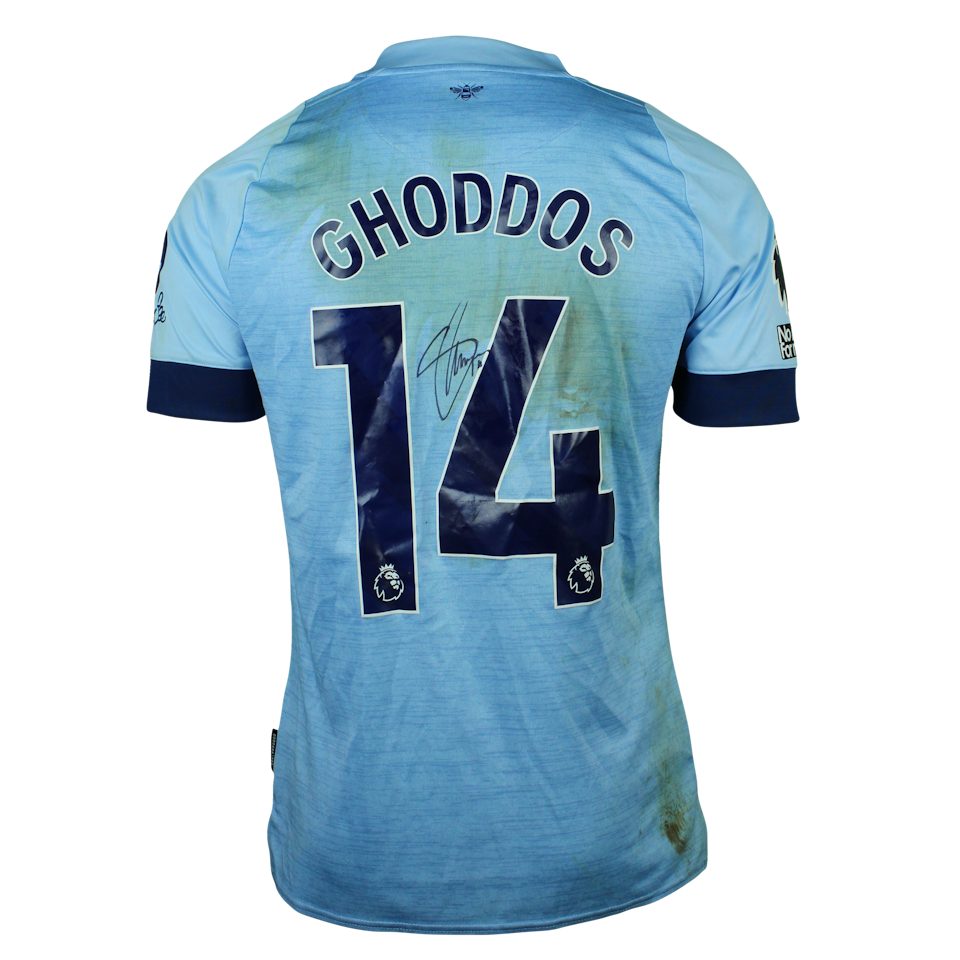 Saman Ghoddos Brentford shirt