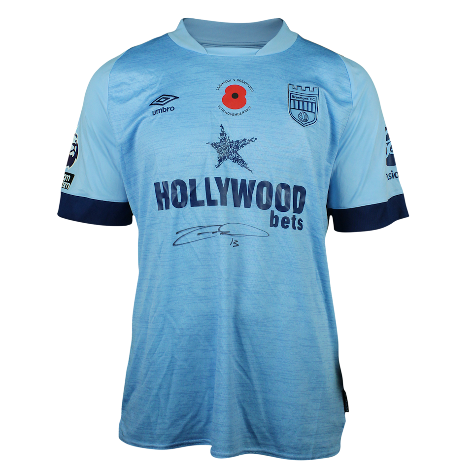 Mathias Zanka Jørgensen Brentford shirt