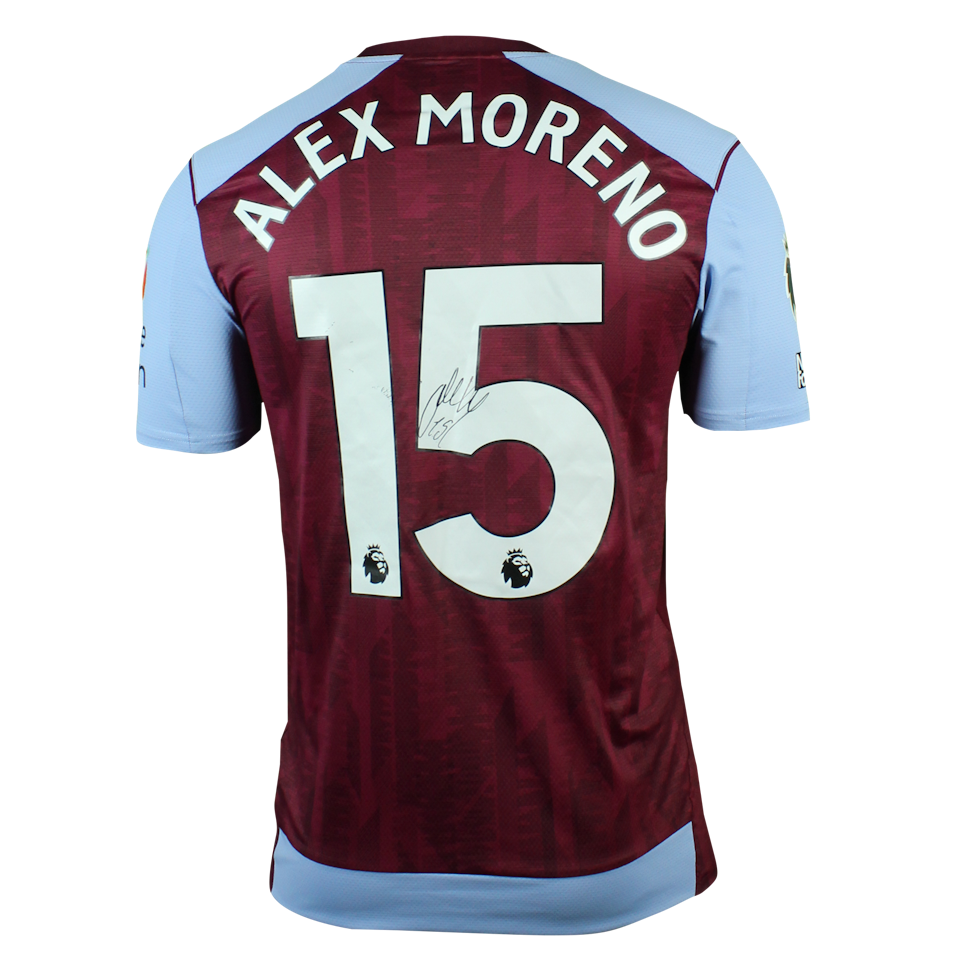 Alex Moreno  Aston Villa shirt