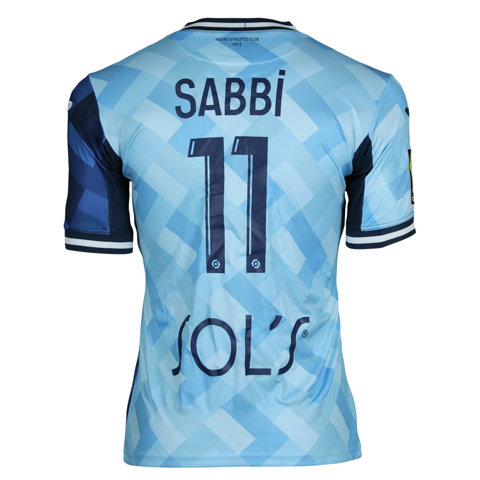 Emmanuel Sabbi Havre AC shirt