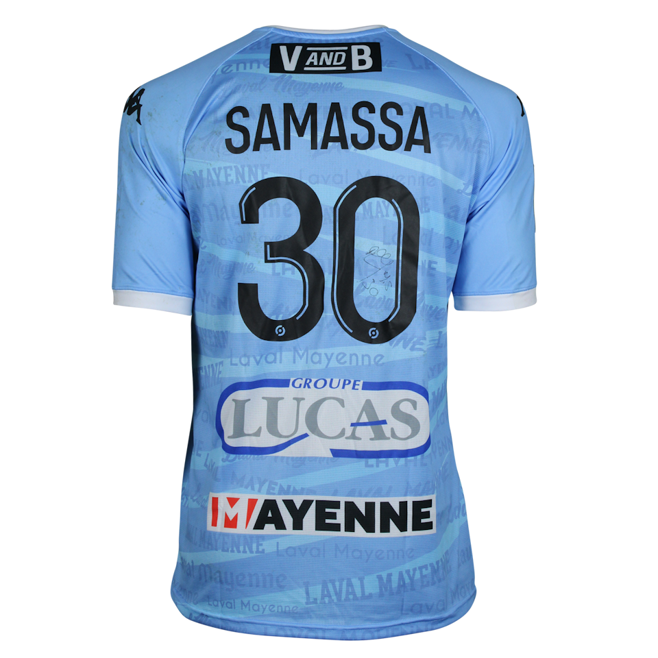 Mamadou Samassa Stade Lavallois MFC shirt
