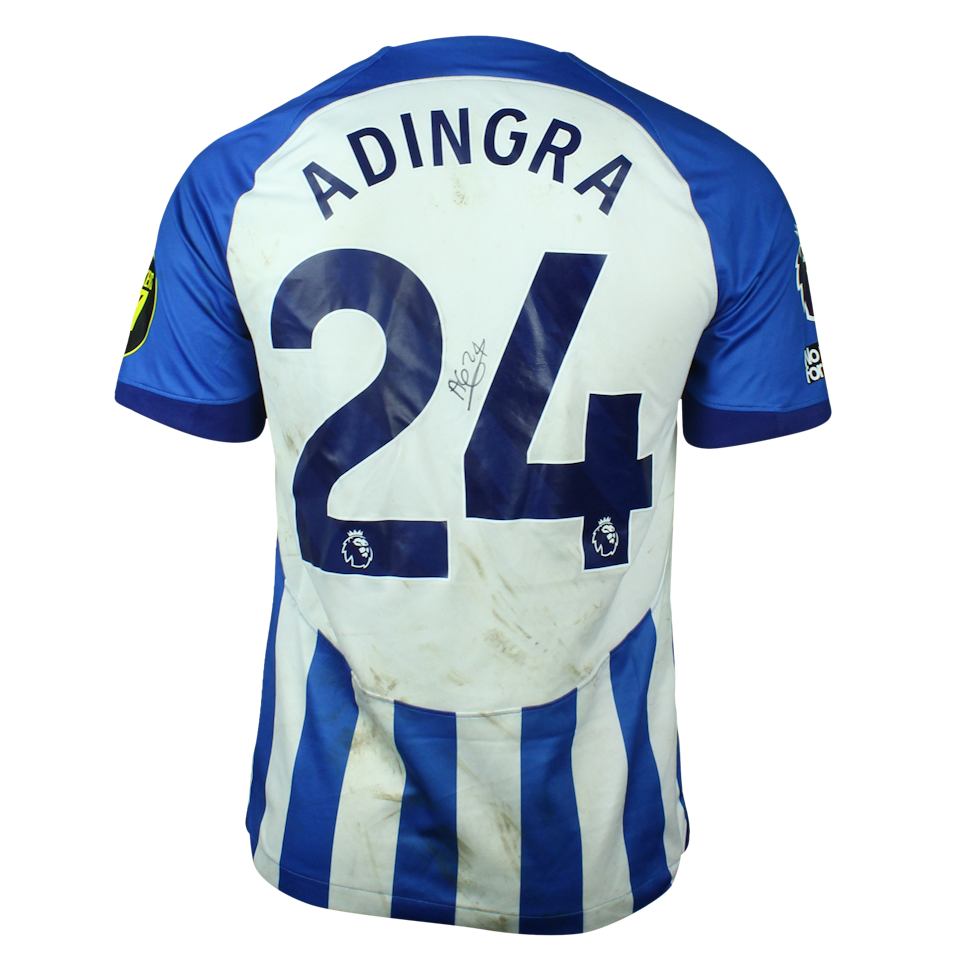 Brighton & Hove Albion 팀의 Simon Adingra 셔츠