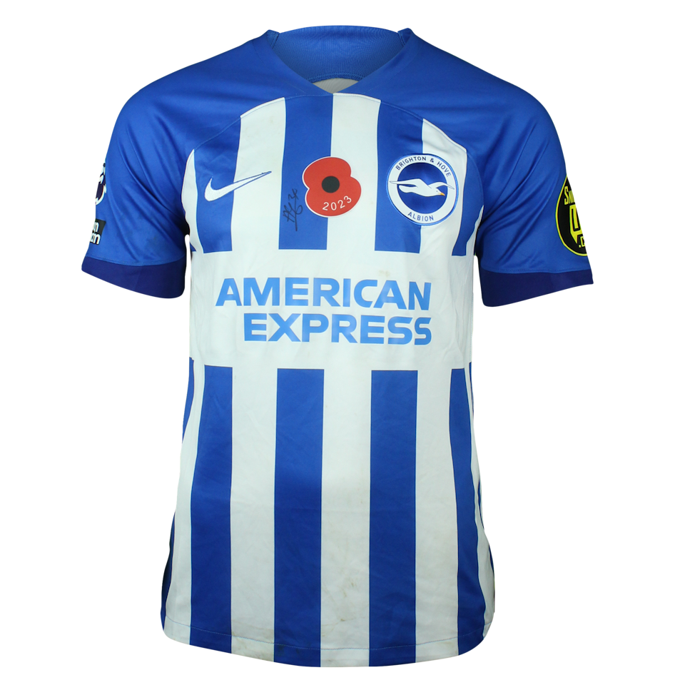 Brighton & Hove Albion 팀의 Simon Adingra 셔츠