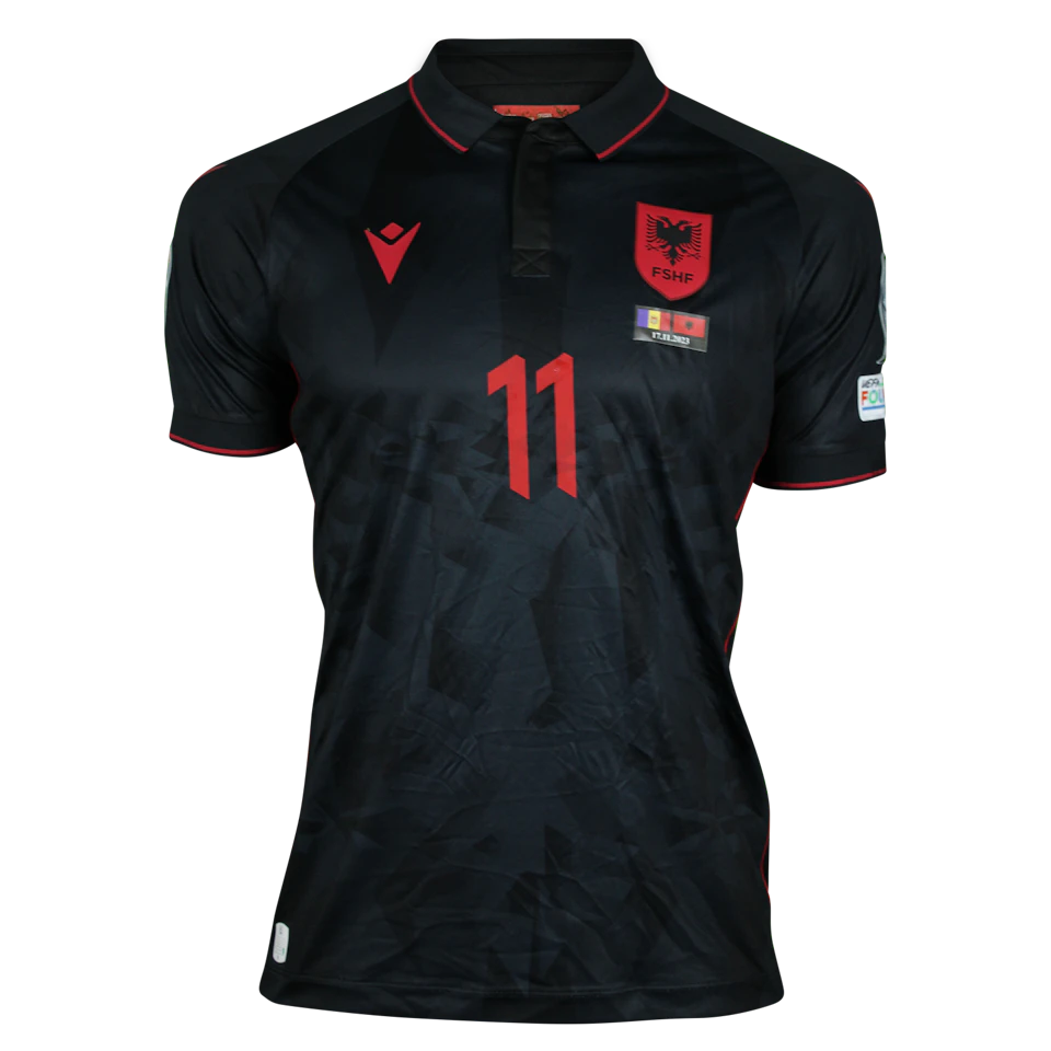 Myrto Uzuni Albania shirt