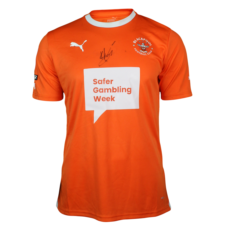 Kenneth Dougall Blackpool shirt