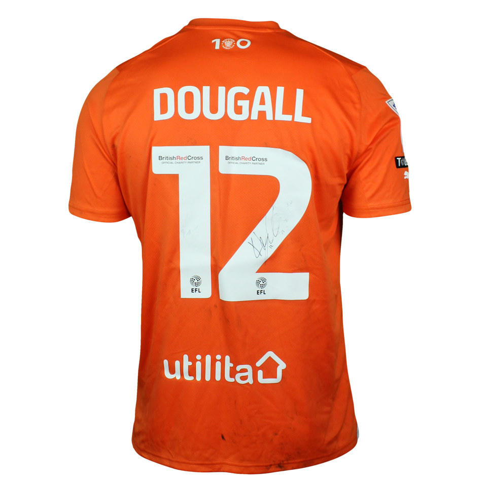 Kenneth Dougall Blackpool shirt