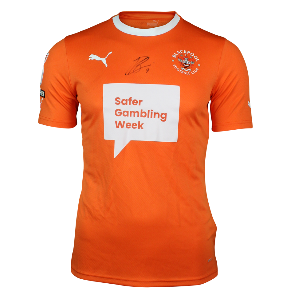 Kyle Joseph Blackpool shirt