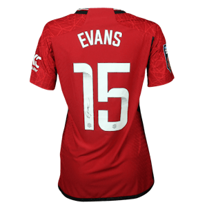Gemma Evans Manchester United WFC shirt