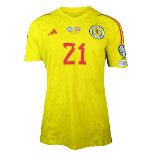 Zander Clark Scotland shirt