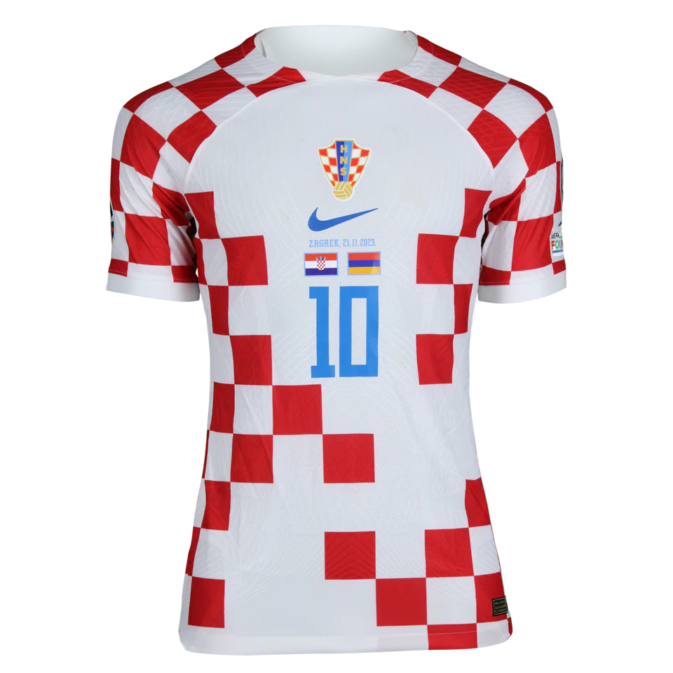 来自Croatia的Luka Modrić球衣