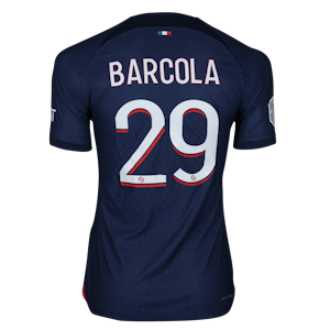 Bradley Barcola Paris Saint-Germain shirt