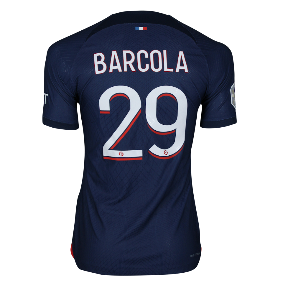 Bradley Barcola Paris Saint-Germain shirt