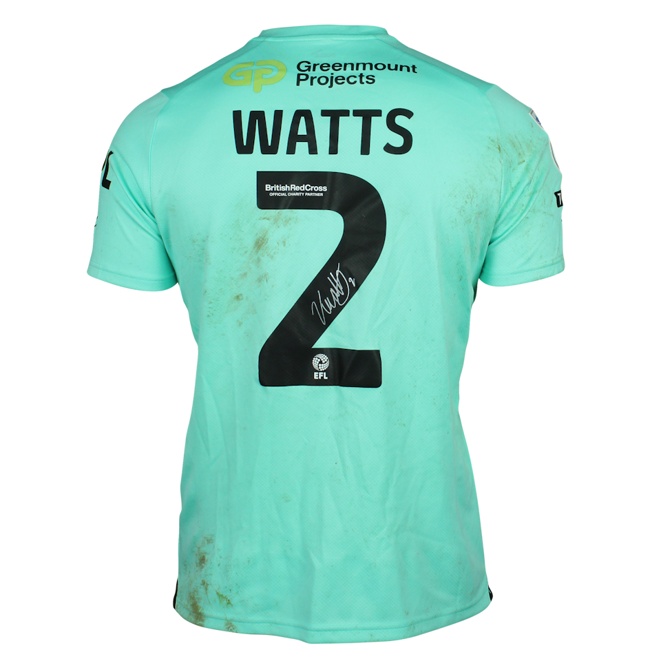 Kelland Watts Wigan Athletic shirt