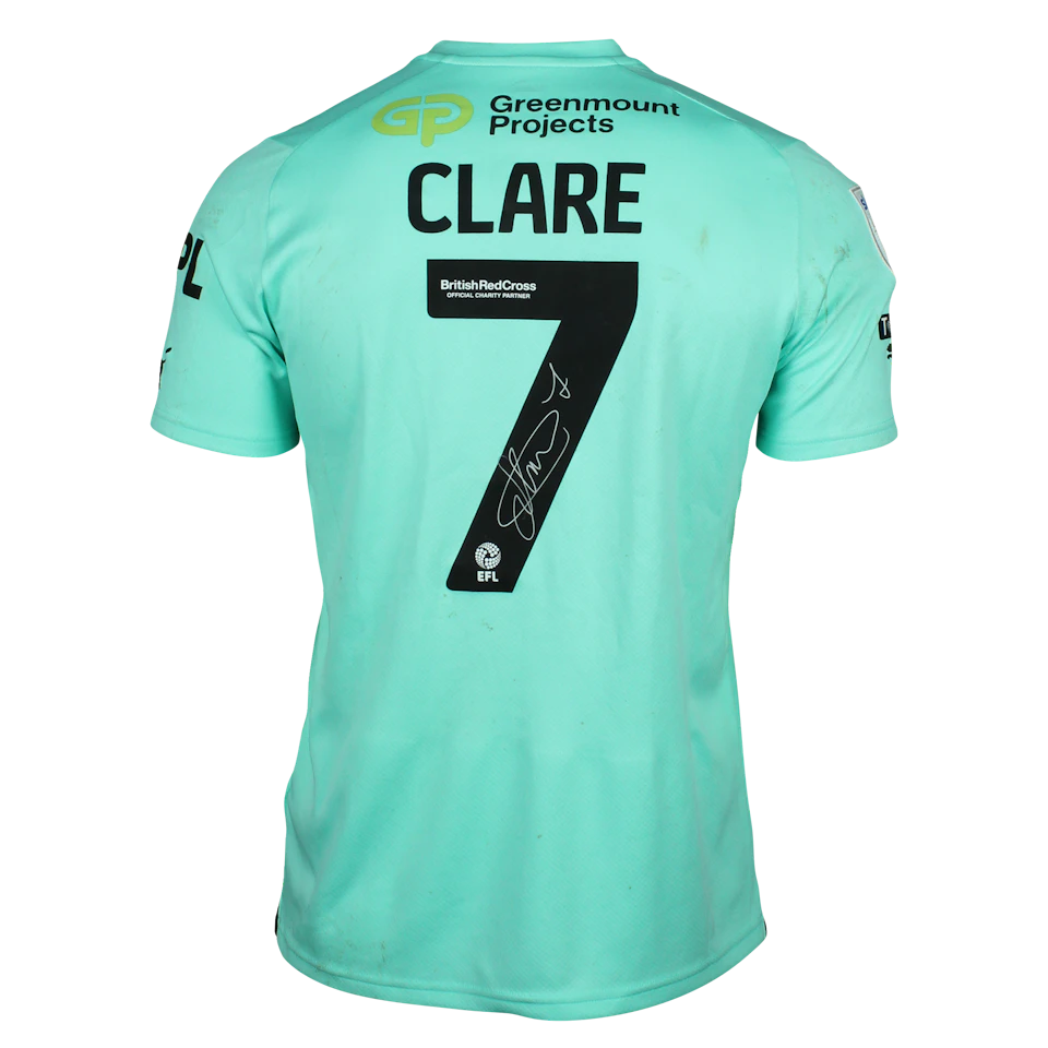 Shirt van Sean Clare Wigan Athletic