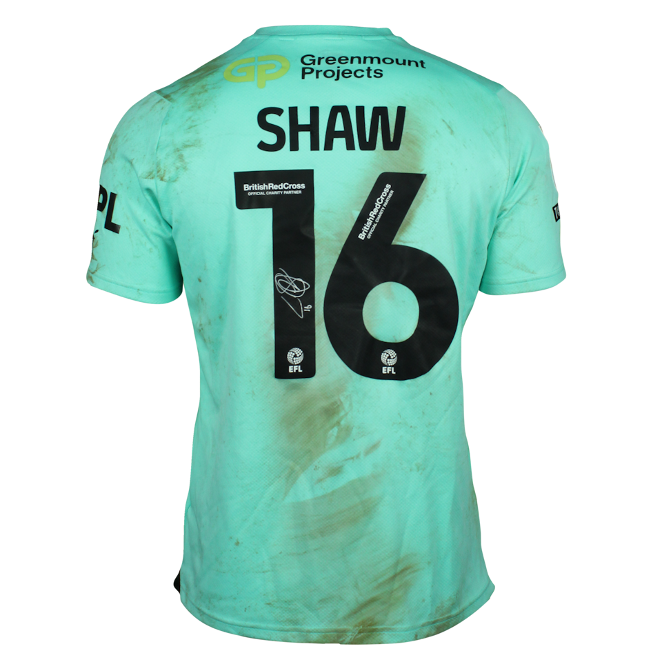 Liam Shaw Wigan Athletic shirt