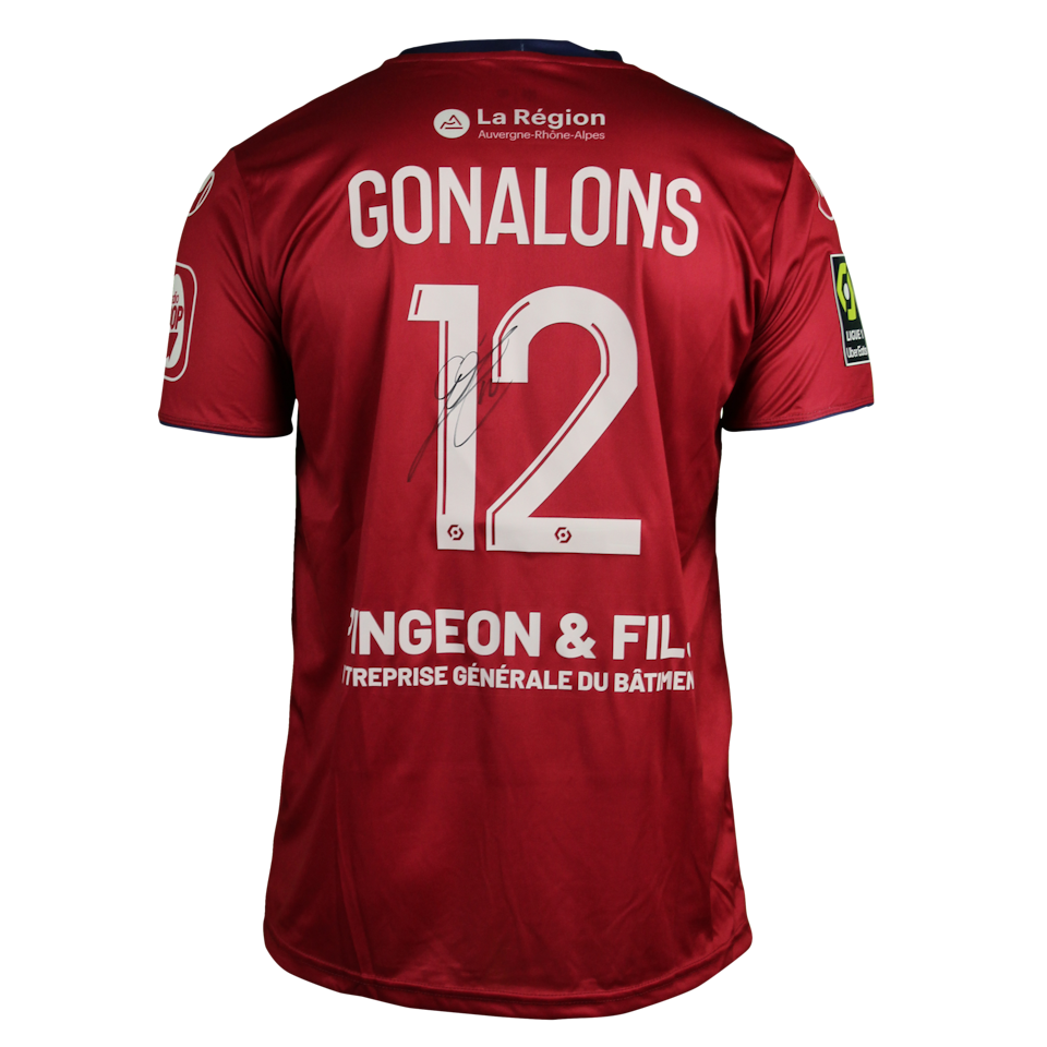 Maxime Gonalons Clermont Foot 63 shirt