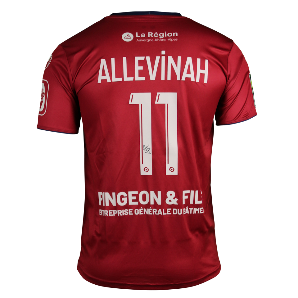Jim Allevinah Clermont Foot 63 shirt