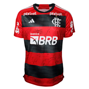 Flamengo - Squad Signed Shirt