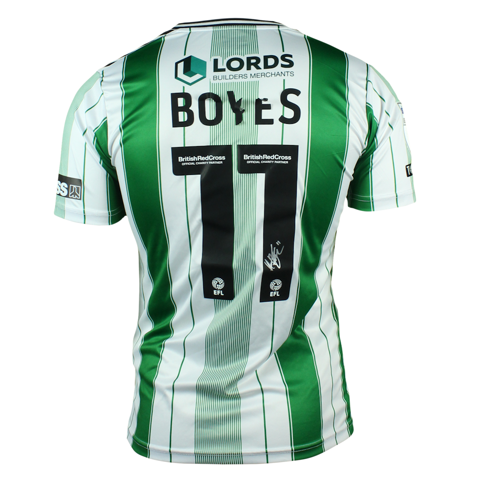Harry Boyes Wycombe Wanderers shirt