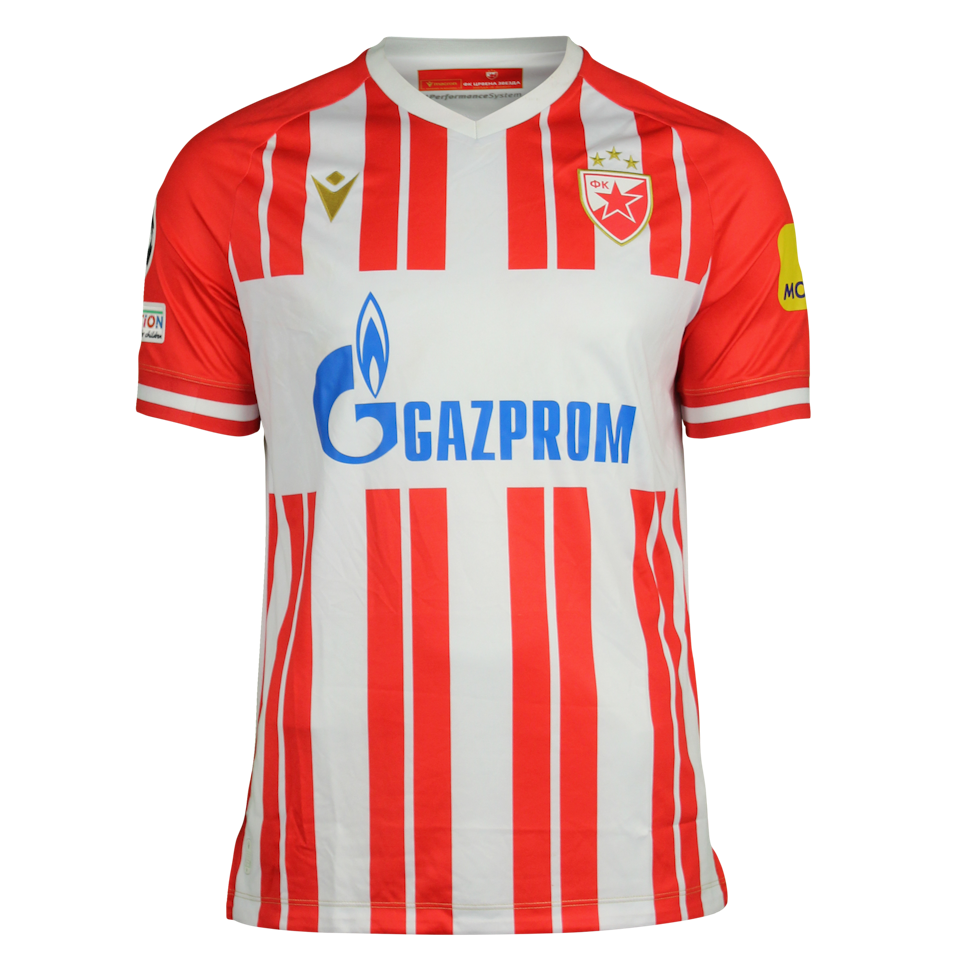 FK Crvena zvezda 팀의 Pape Cherif Ndiaye 셔츠