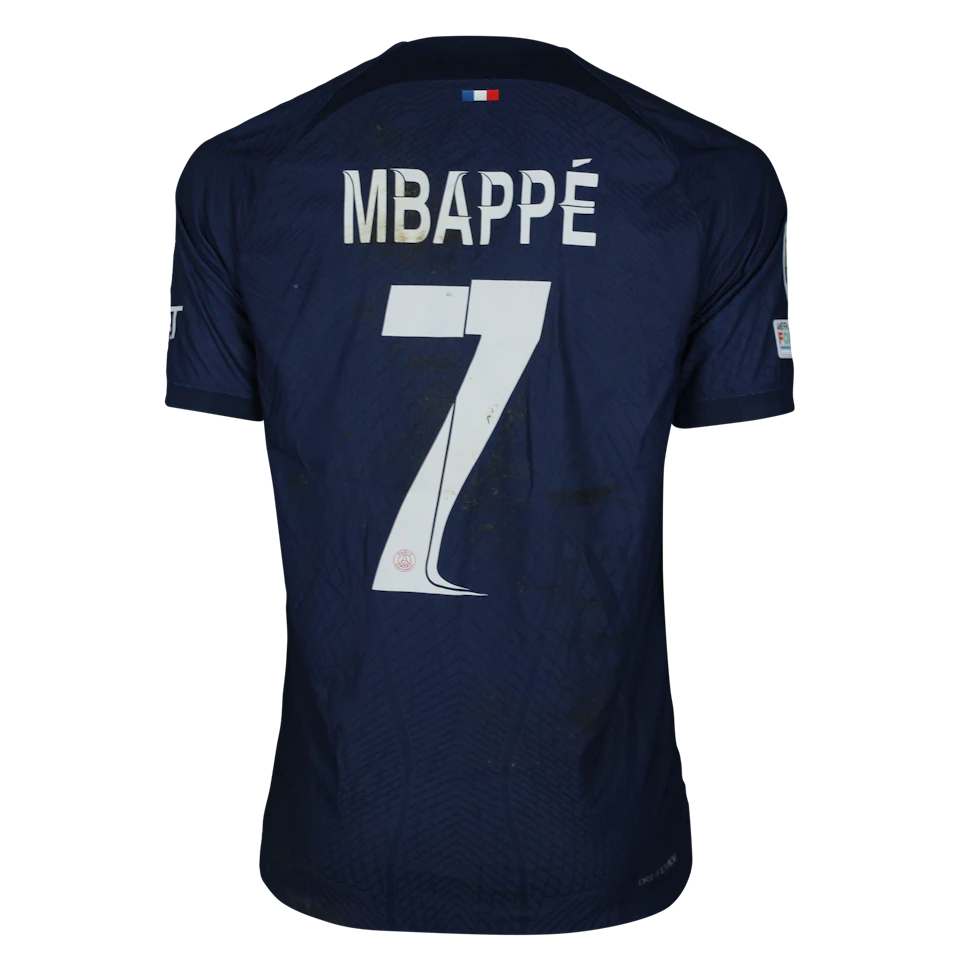 Kylian Mbappé Paris Saint-Germain shirt