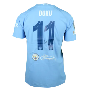Jérémy Doku Manchester City jersey