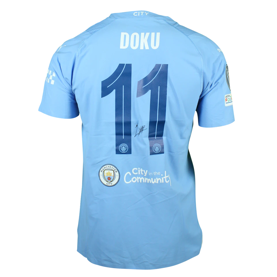 Jérémy Doku Manchester City jersey
