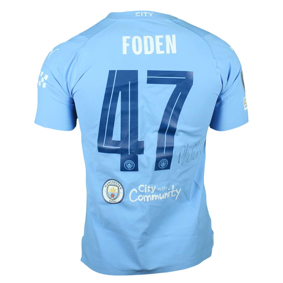 Philip Foden Manchester City shirt