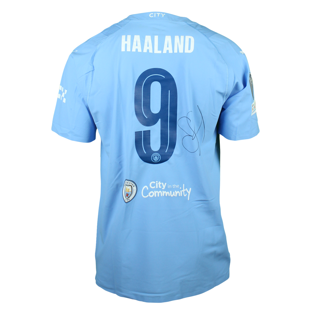 Erling Haaland | Manchester City - RB Leipzig | MatchWornShirt