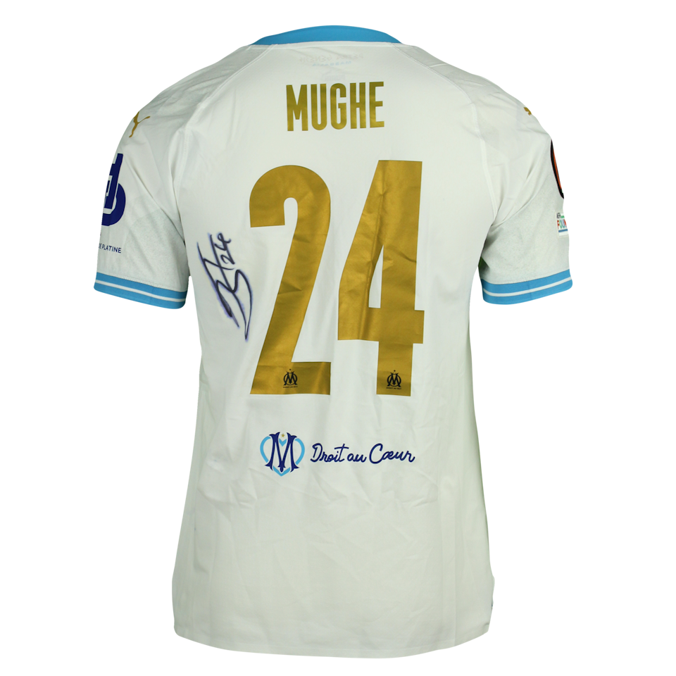 François Mughe Olympique de Marseille shirt